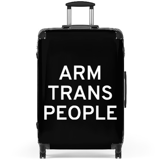 Arm Trans People 80s vintage Suitcases