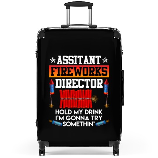 Independence Day Assistant Fireworks Director USA Suitcases