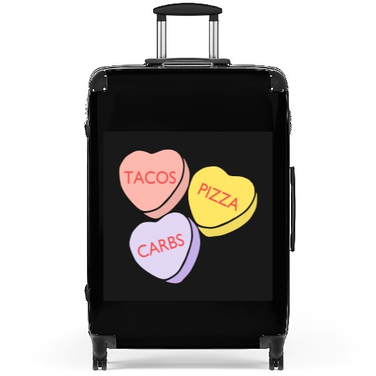 FRONTARTFunny Conversation Hearts Candy Suitcases