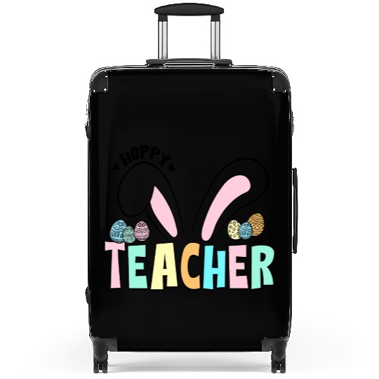 Cute Easter Hoppy Teacher Bunny Ears Suitcases