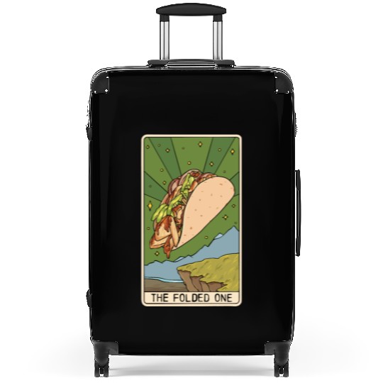 Tarot Card Reader Taco Lover Taco Eater Mexican Suitcases
