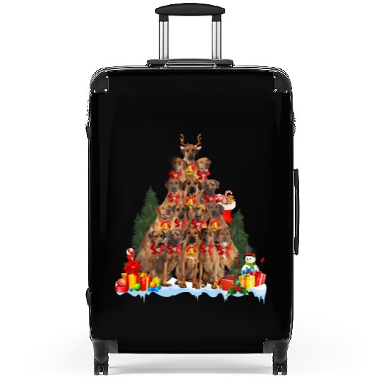 Pajama Rhodesian Ridgeback Tree Suitcases
