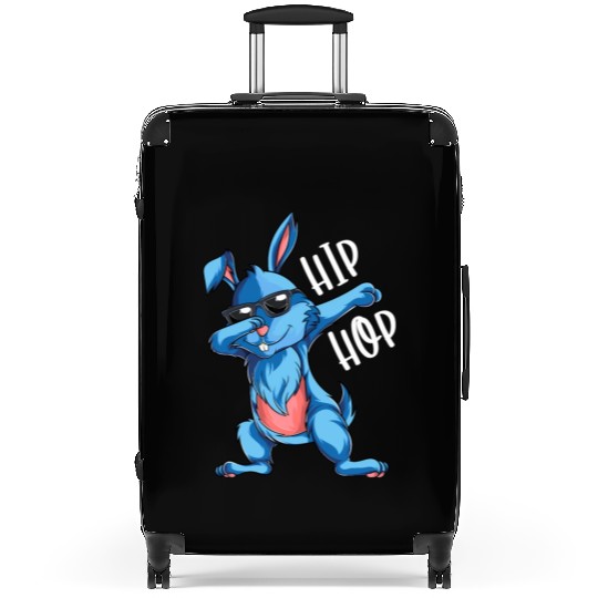 Hip Hop Dabbing Bunny Easter Day Suitcases