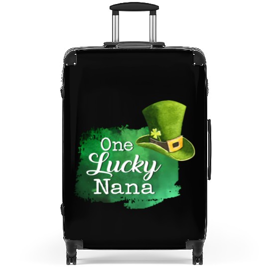 One Lucky Nana Patrick's Day Mother Day For Mom Suitcases