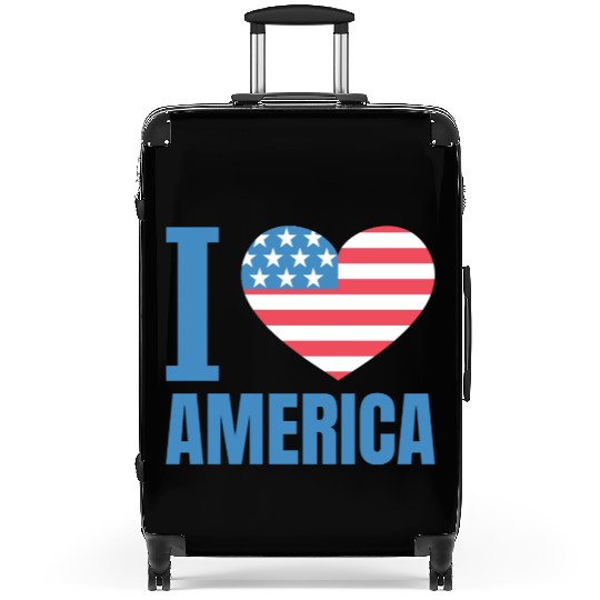 I Love America Suitcases