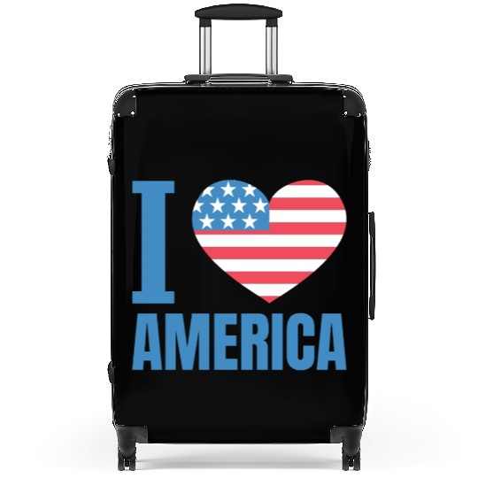 I Love America Suitcases