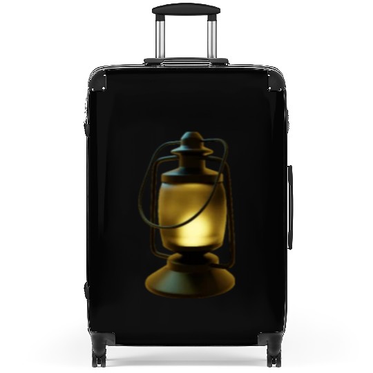 aesthetic 3d vintage lantern stickers Suitcases