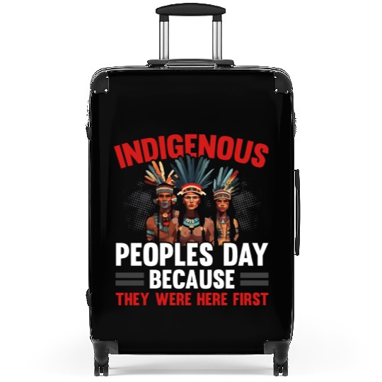 Aboriginal Indians Indigenous Native American Day Suitcases