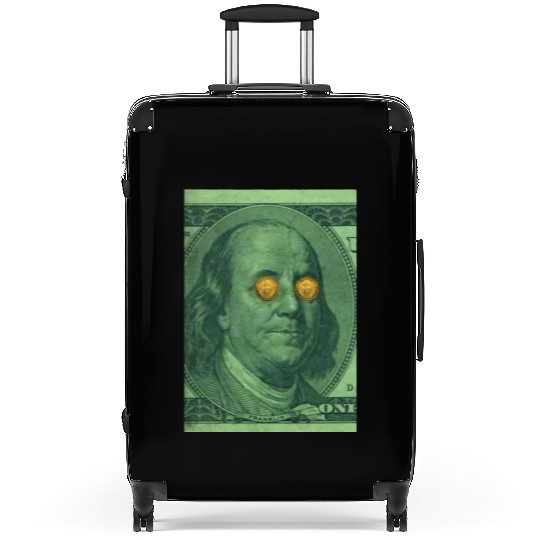 Benjamin Franklin Bitcoin Suitcases