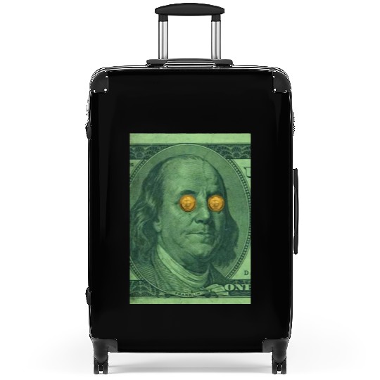 Benjamin Franklin Bitcoin Suitcases