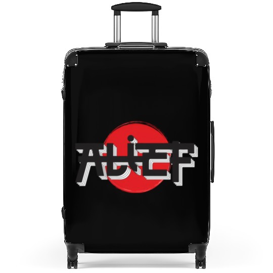 Alief Texas Japanese Hiragana Style W A T Houston Suitcases