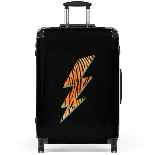 Tiger Stripes Lightning Animal Print Suitcases