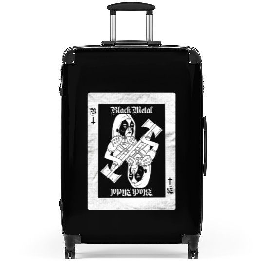 Black Metal Concert Headbanger Satan Antichrist Co Suitcases