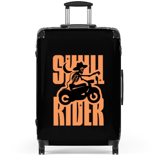 Skull Rider AI Suitcases