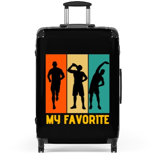 gym my favorite, fitness, sports Suitcases