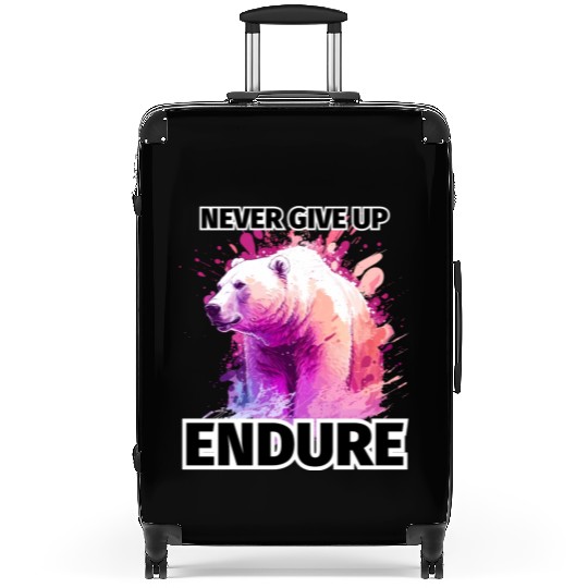 Polar Bear Never Give Up, Endure Suitcases