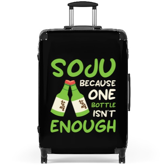 Soju Korean Wine Drink Korea Suitcases