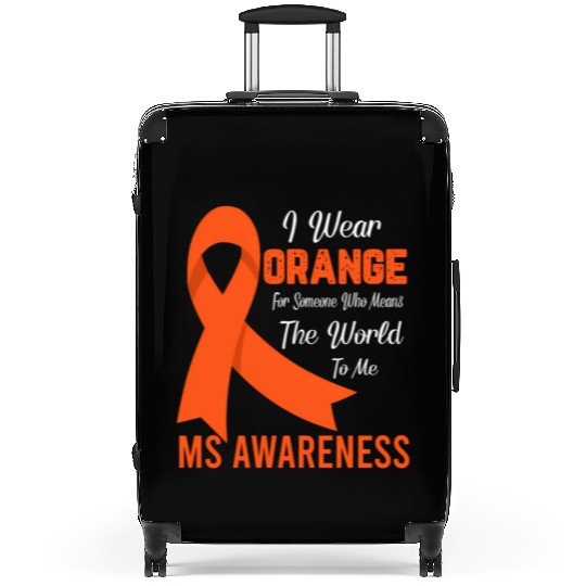I Wear Orange For Someone Who Means World To Me Ms Suitcases