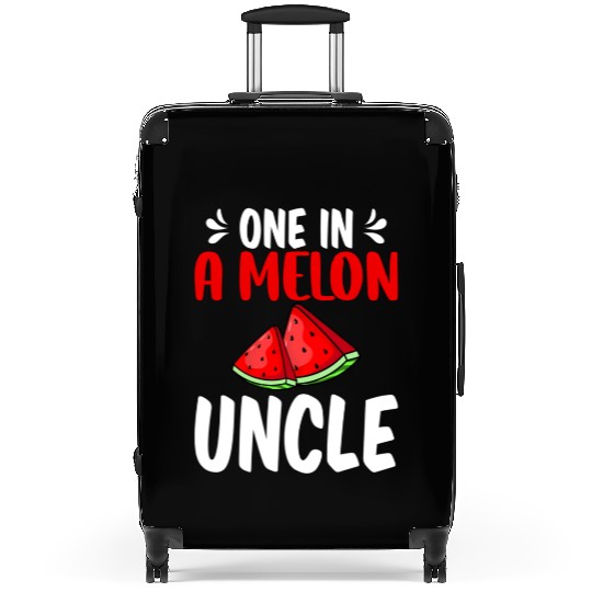 One In A Melon Uncle Watermelon Family Suitcases