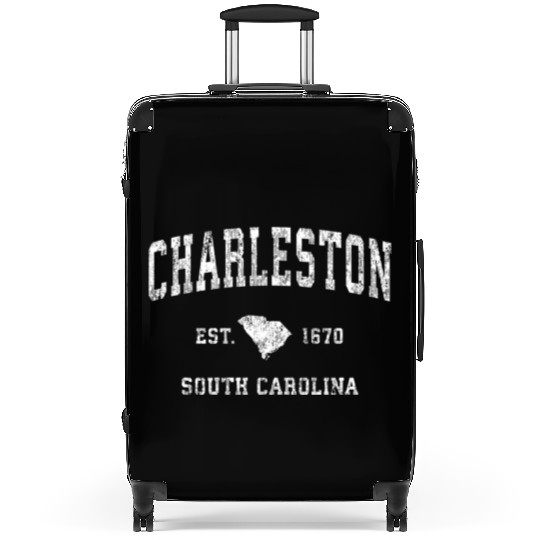 Charleston South Carolina Sc Athletic Sports Suitcases