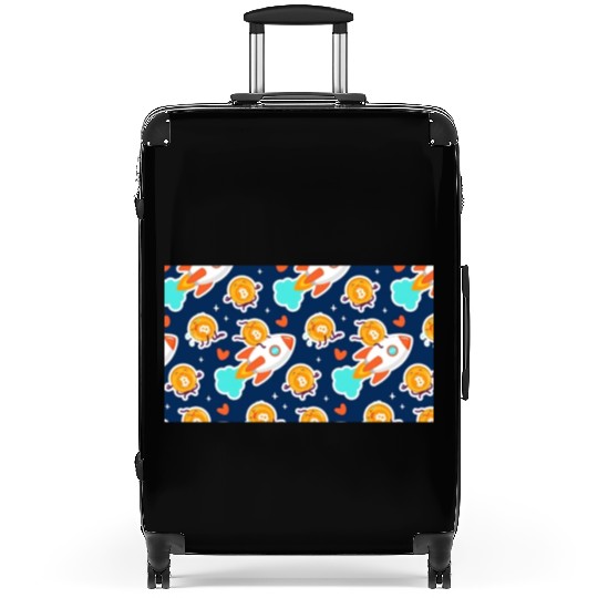 Bitcoin Wallpaper Suitcases