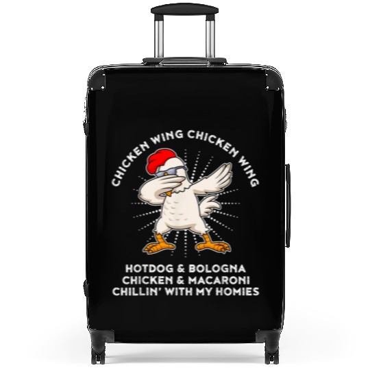 Funny Chicken Wing Chicken Wing Hot Dog Suitcases