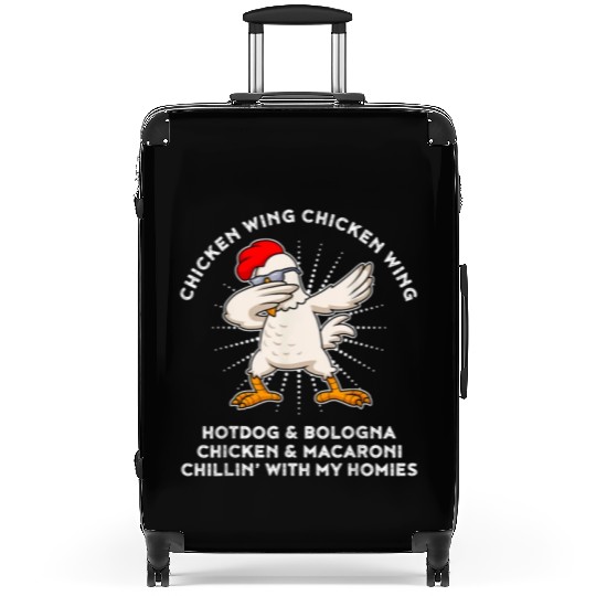Funny Chicken Wing Chicken Wing Hot Dog Suitcases