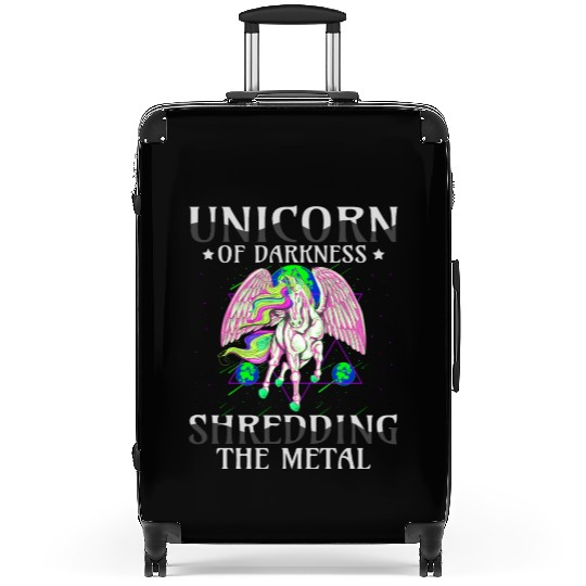 Goth Rock Satan Unicorn Festivals Death Metal Suitcases