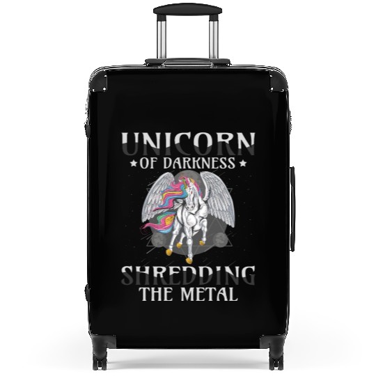 Goth Rock Satan Unicorn Festivals Death Metal Suitcases