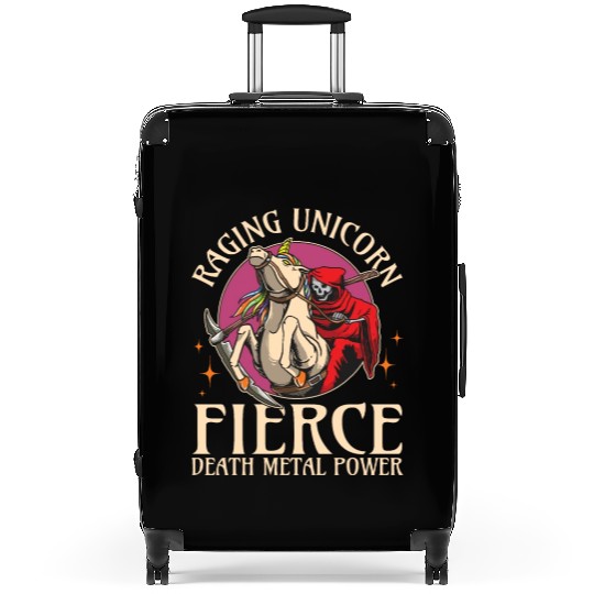 Goth Rock Satan Unicorn Festivals Death Metal Suitcases