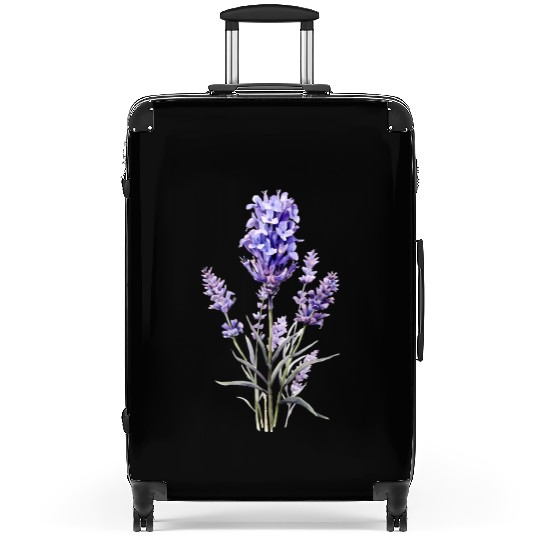 Lavender Flower Suitcases