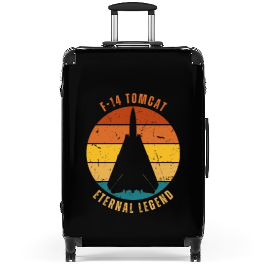 Retro F-14 Tomcat Suitcases