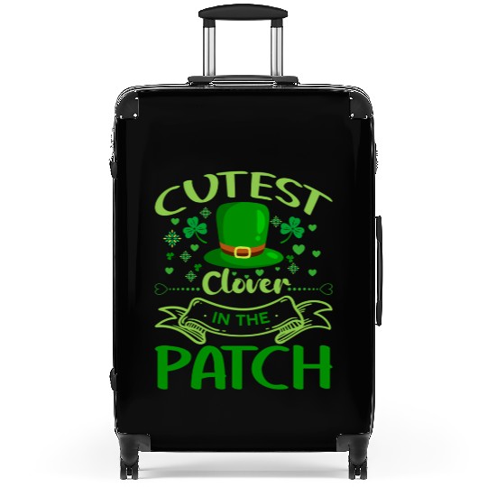 Cutest Clover In The Patch St Patricks Day Suitcases