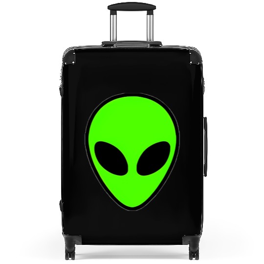 Alien Head Pocket Patch Area 51 Suitcases