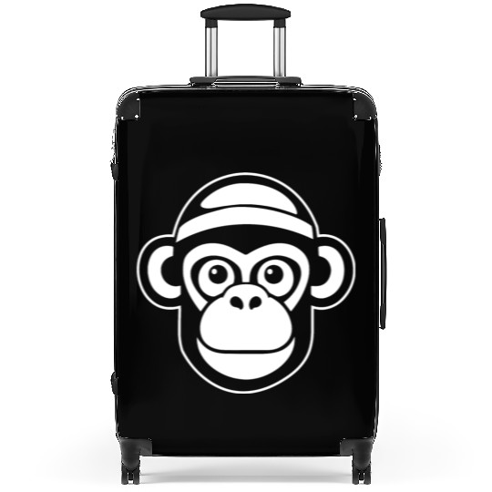 Ape Face Apes Apelike Jungle Primate Suitcases