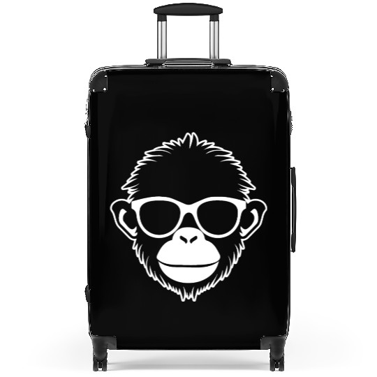Ape Face Apes Apelike Jungle Primate Suitcases