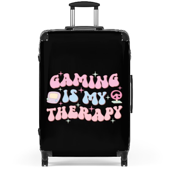 Gaming Is My Therapy, Happy Game Day Suitcases