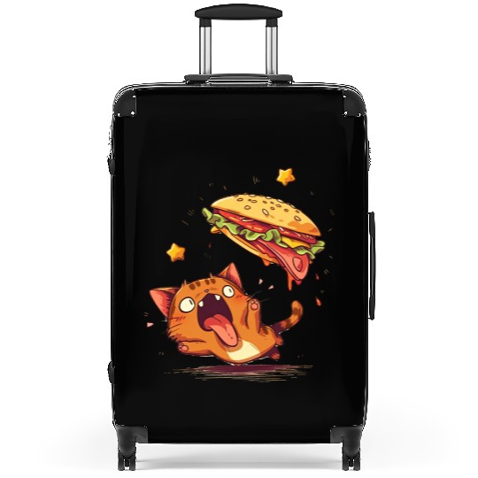 Cat and Taco A Perfectly Delicious Pair Suitcases