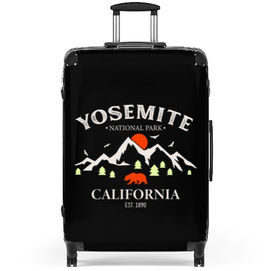 Yosemite National Park California Vintage Suitcases