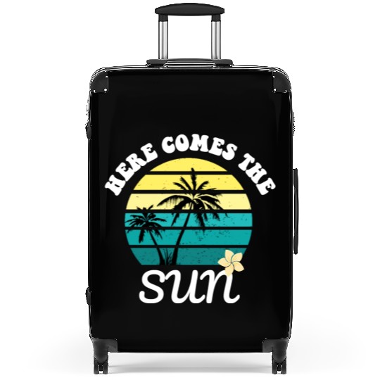 Here comes the sun Summer vacation Suitcases