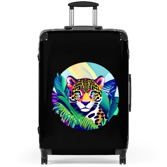 Jaguar in the Tropics Suitcases