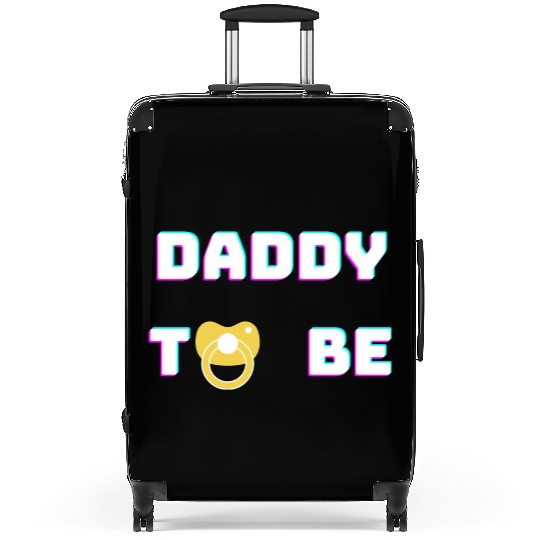 Daddy To Be green Suitcases