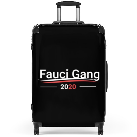 Fauci Gang 70s hipster green Suitcases