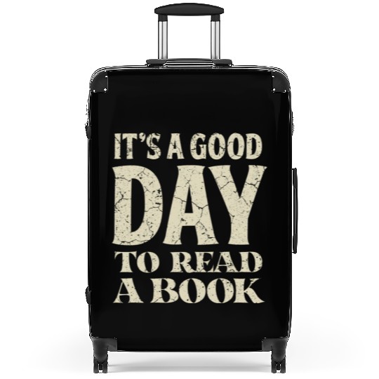 Good Day To Read A Book Lover Suitcases