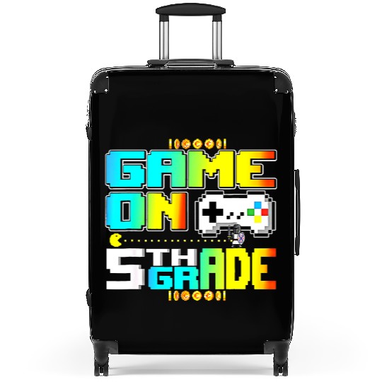 Game On 5th Grade Video Gamer Back To School Suitcases