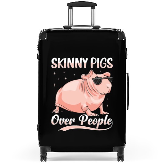 Hairless Guinea Pig Skinny Pig Owner Cavy Rodent Suitcases