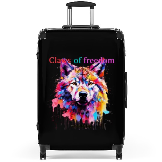 Lone Wolf in Multicolor Suitcases