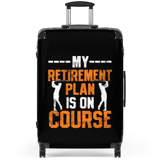 Golfing Golfer Retirement tumblr Suitcases