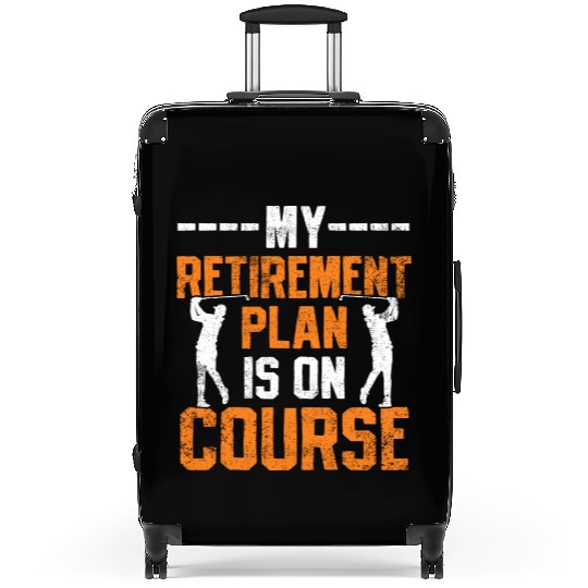 Golfing Golfer Retirement tumblr Suitcases