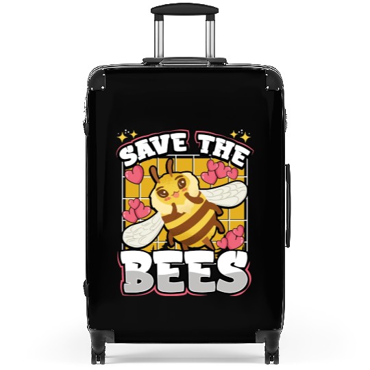 Save The Bees Cute Bumblebee Suitcases